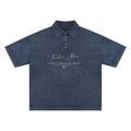 Heavyweight Snow-Washed Polo T-Shirt