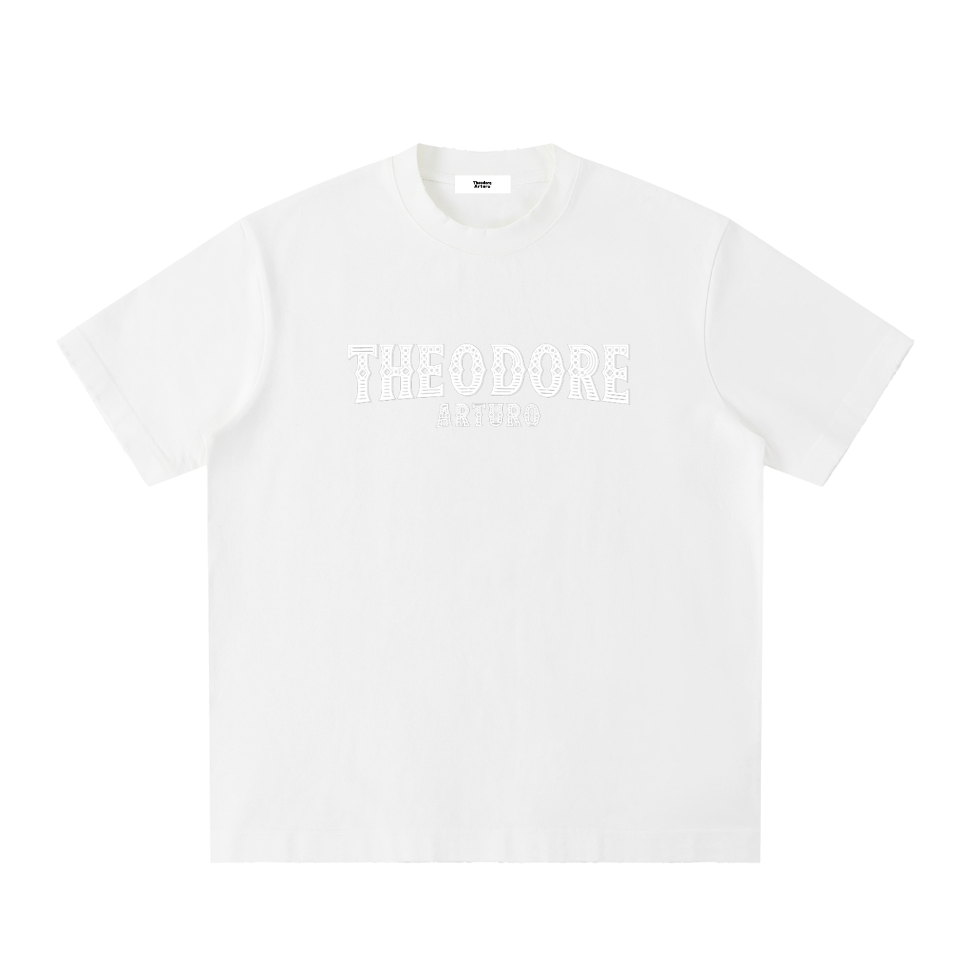 Heavyweight Vintage Washed Frayed T-Shirt