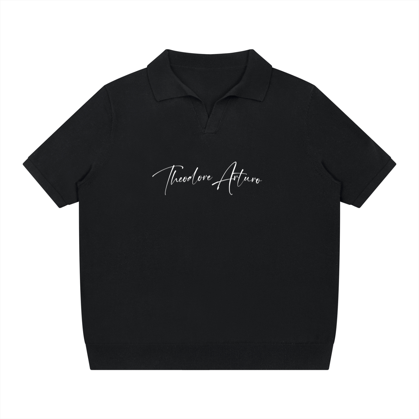 Heavyweight Oversized Polo Shirt Knitted