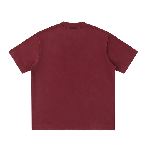 Heavyweight Vintage Washed Frayed T-Shirt