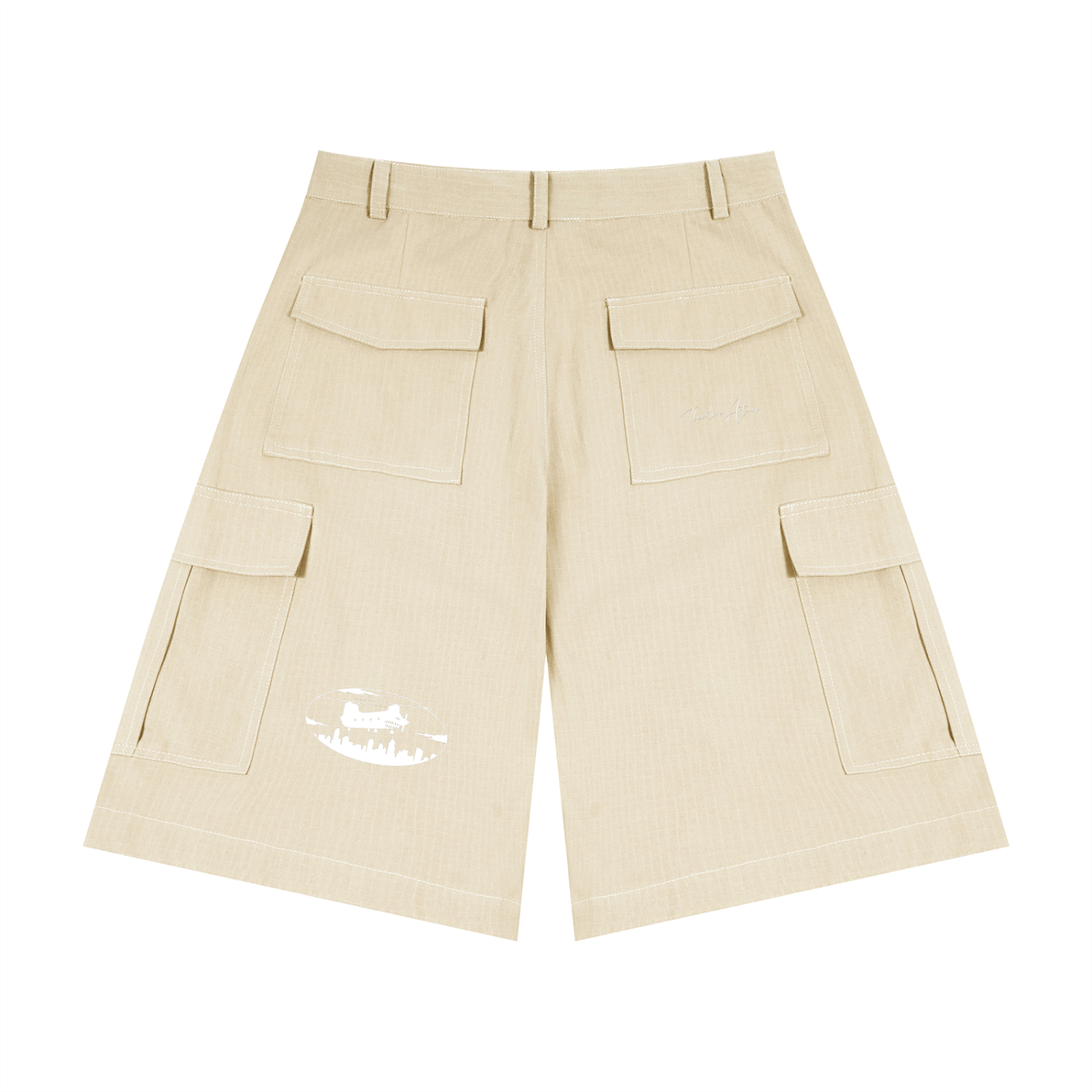 Unisex Woven Cargo Shorts