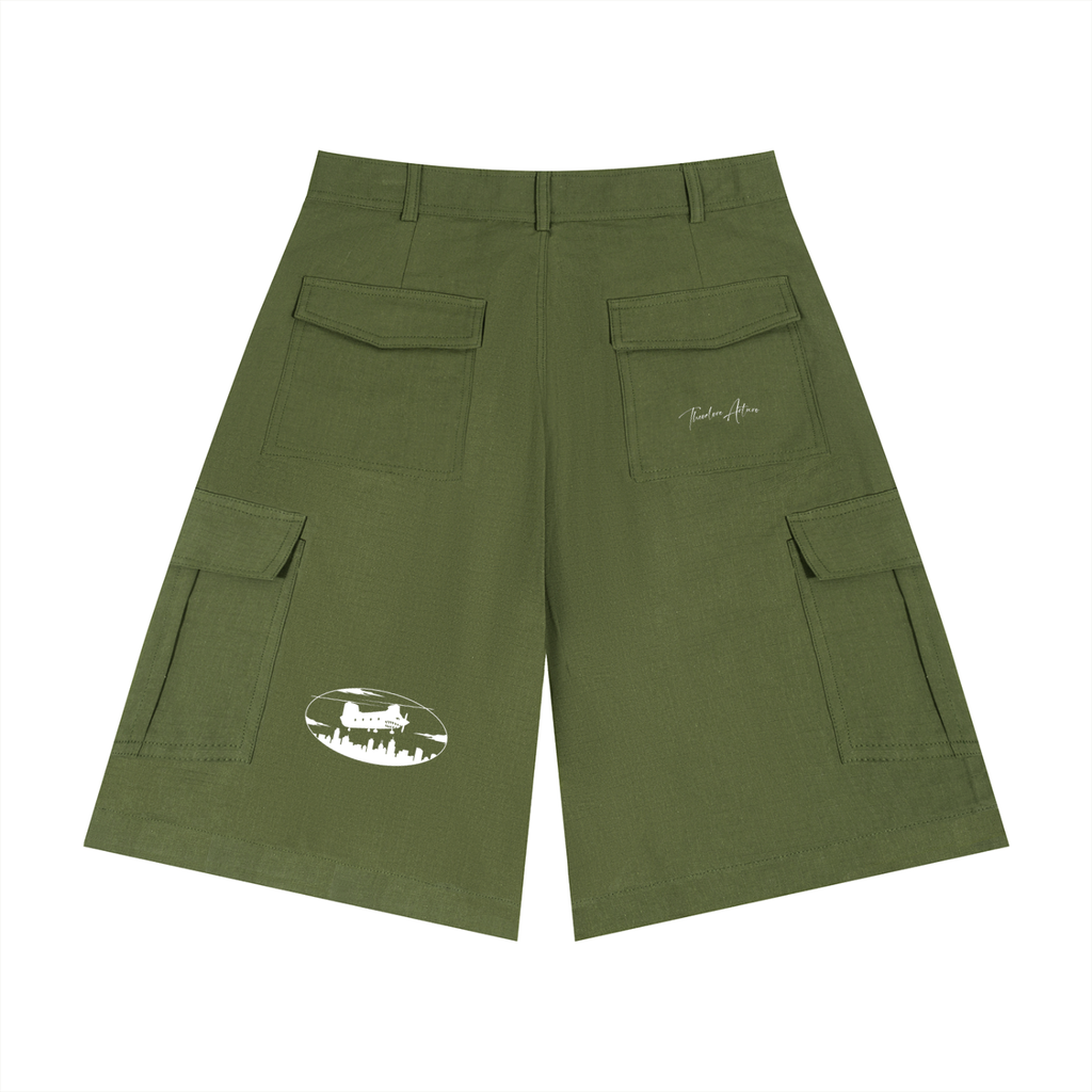Unisex Woven Cargo Shorts