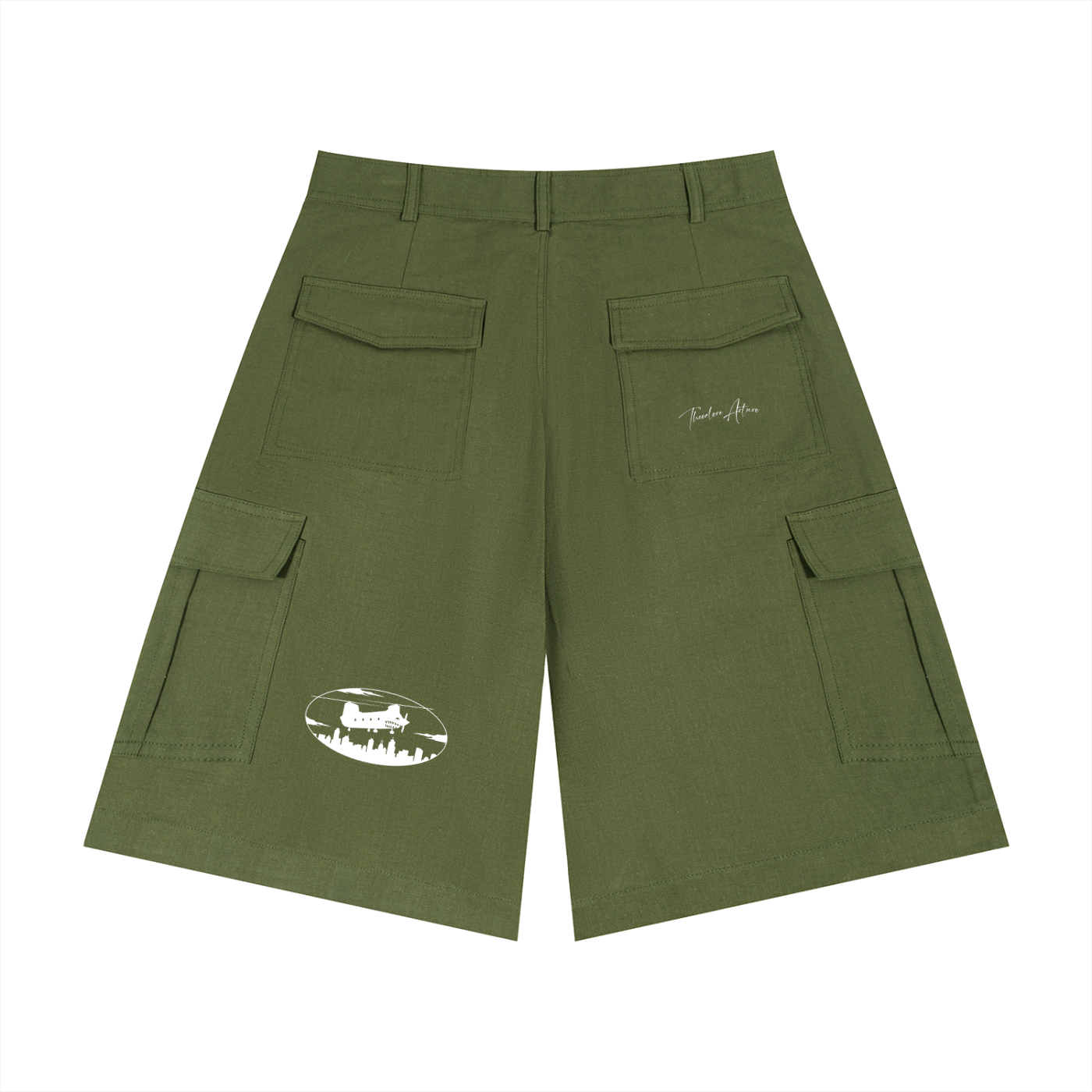 Unisex Woven Cargo Shorts