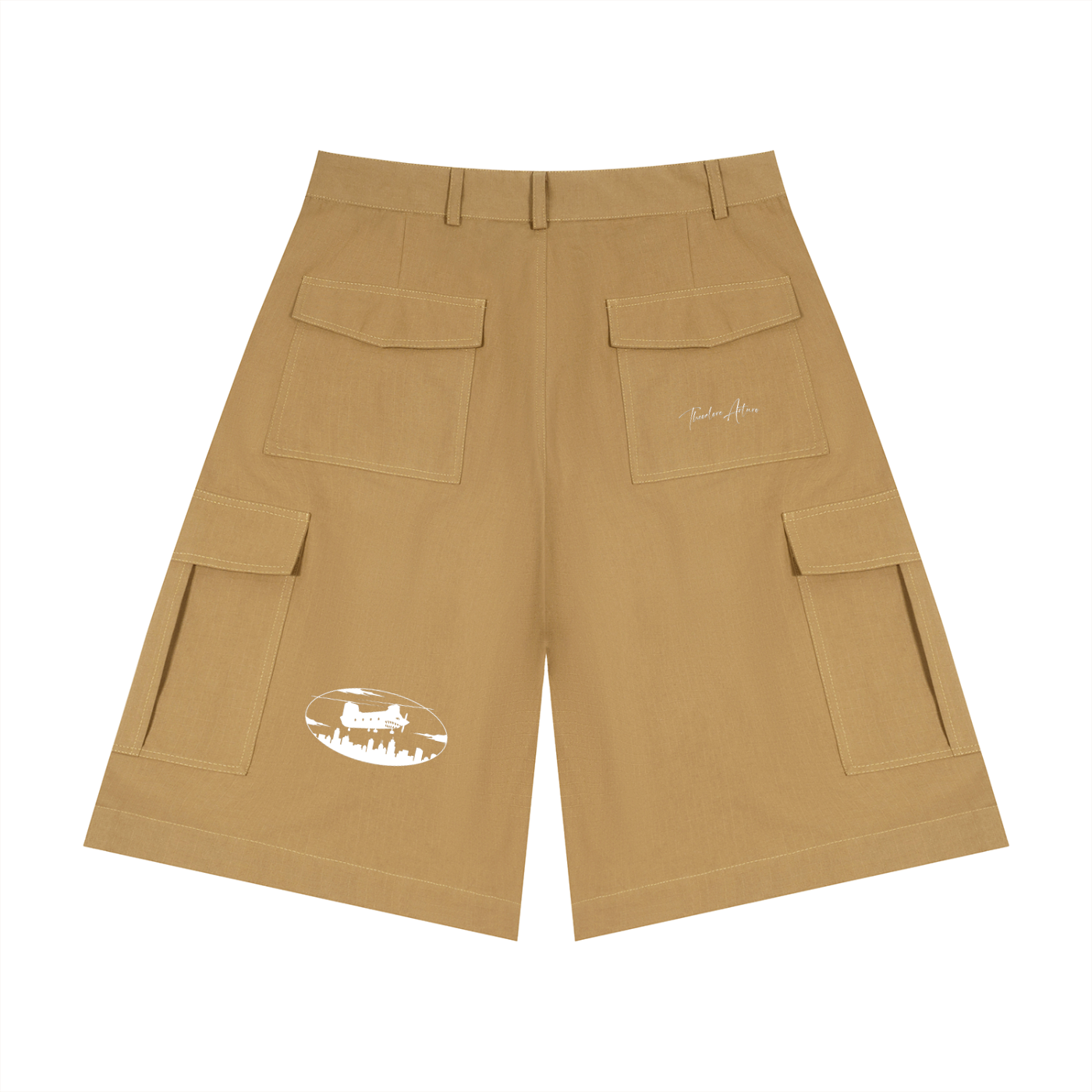 Unisex Woven Cargo Shorts