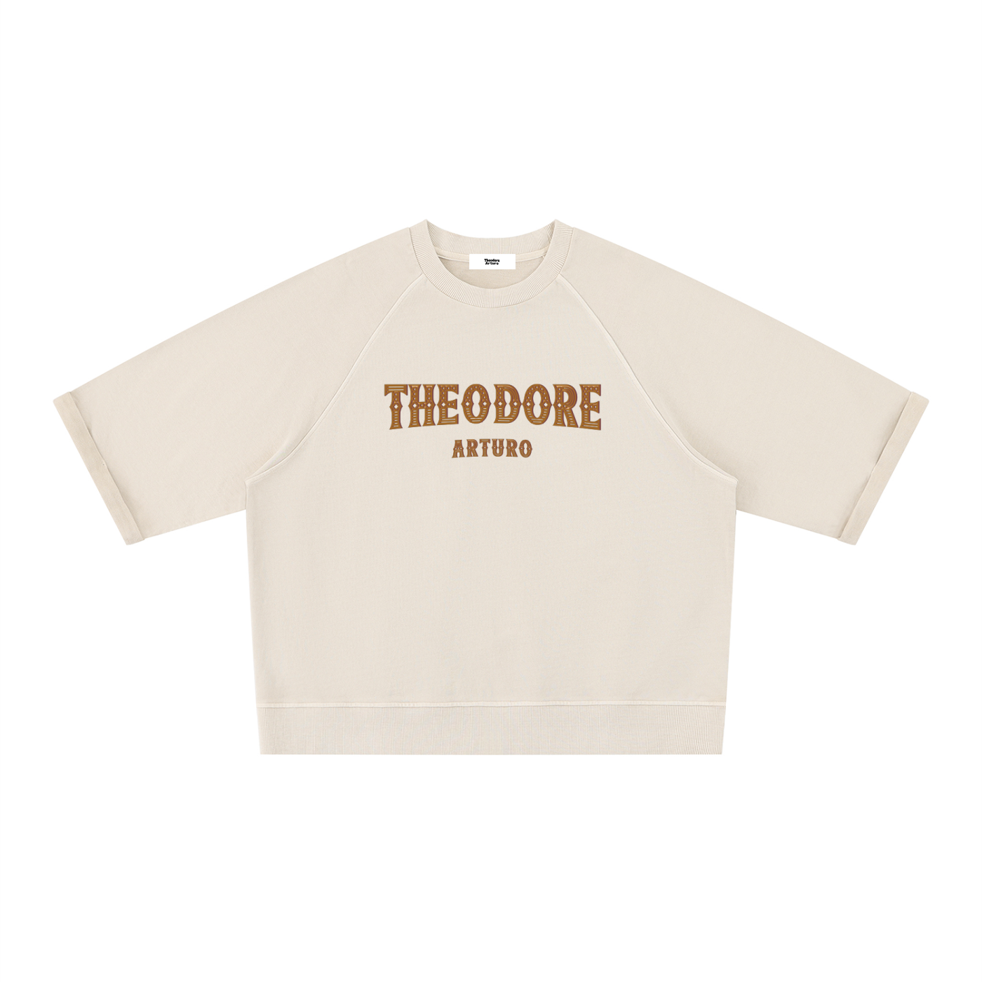 Unisex Vintage Wash Boxy Short Sleeve Sweatshirt