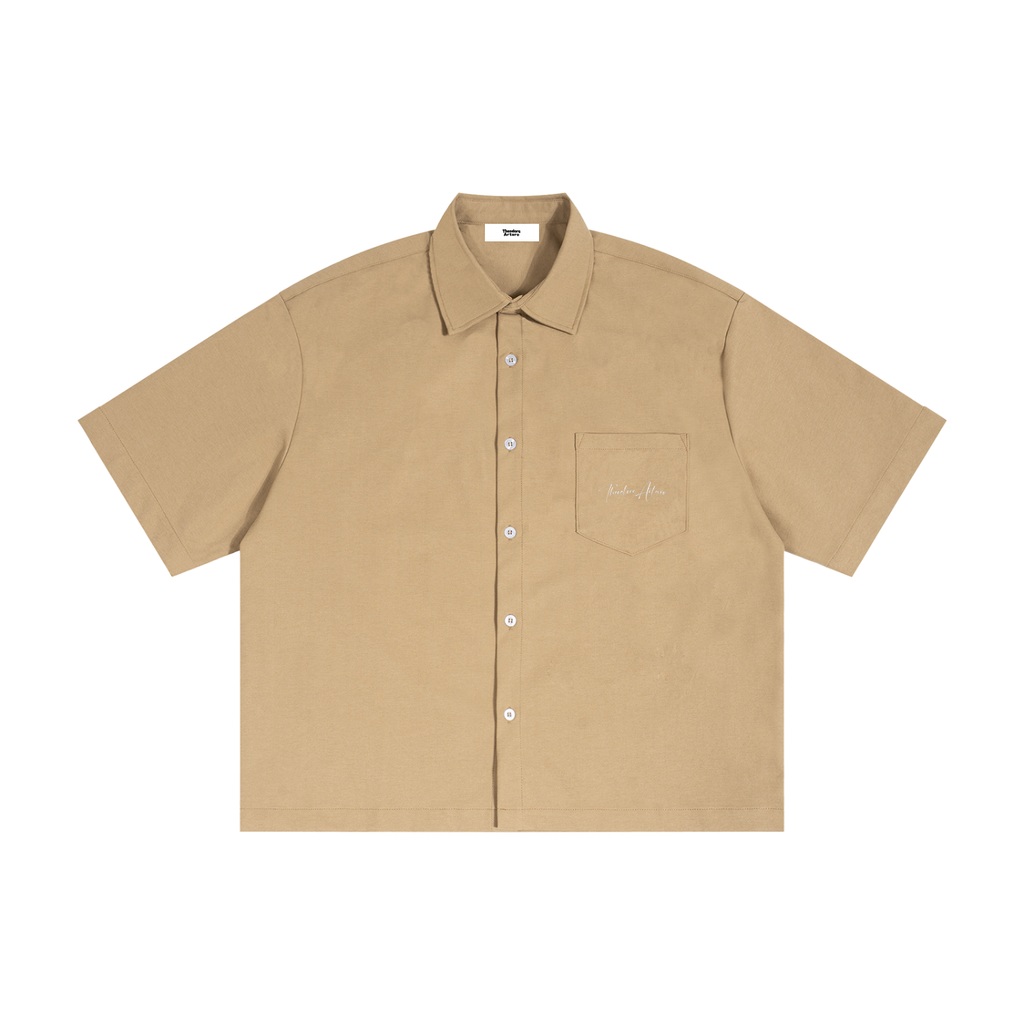 Unisex Boxy Heavyweight Short Sleeve Shirt