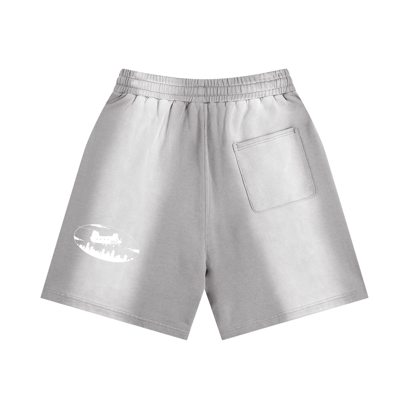 Sun Fade Distressed Shorts