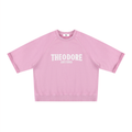 Unisex Vintage Wash Boxy Short Sleeve Sweatshirt