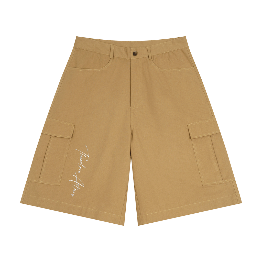 Unisex Woven Cargo Shorts