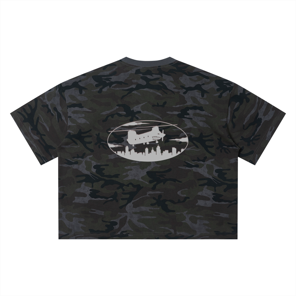 Unisex Camo Boxy T-Shirt