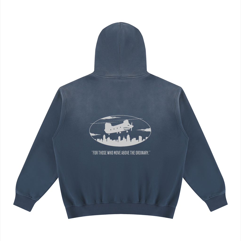 Unisex Vintage Wash Fleece Hoodie