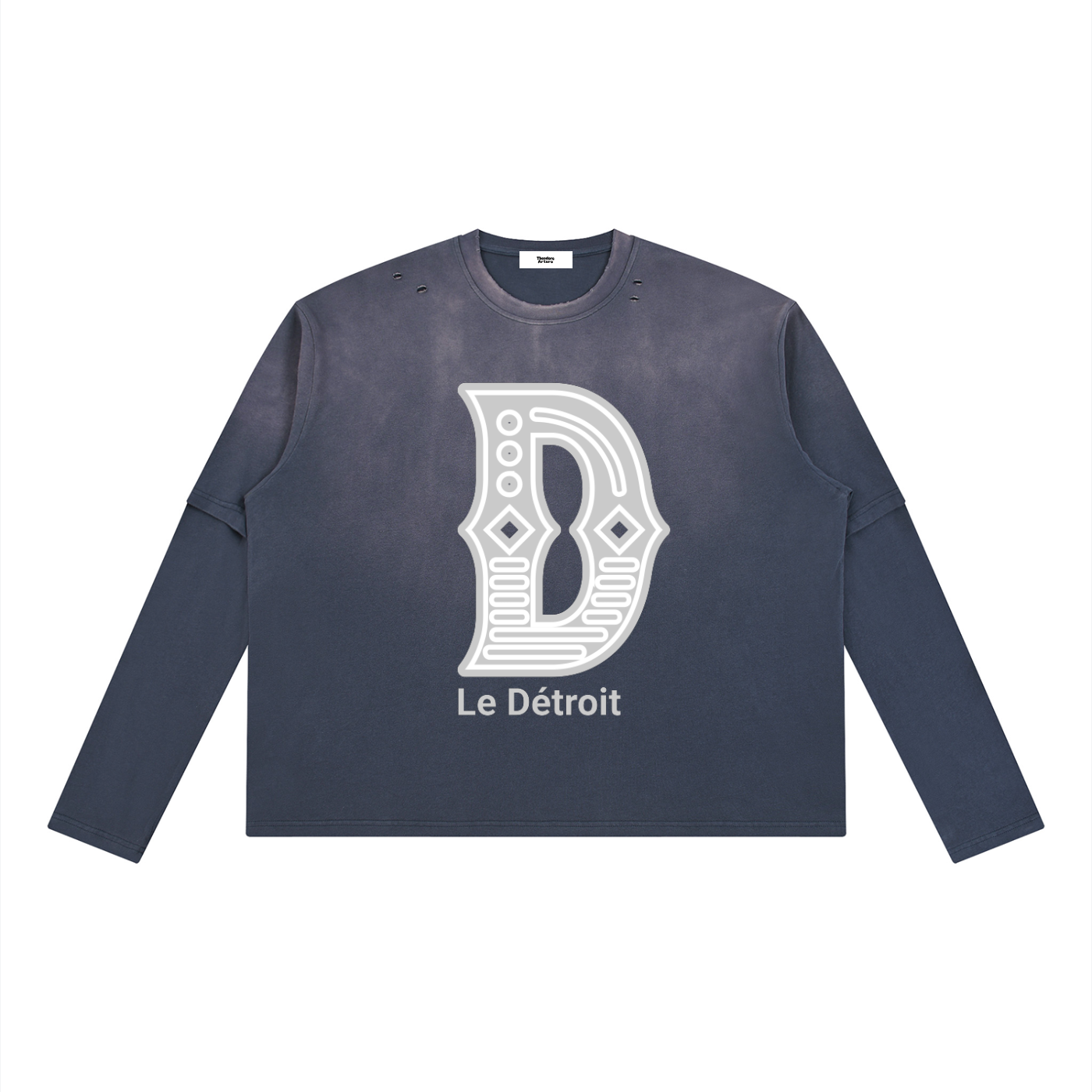 Unisex Vintage Wash Layered T-Shirt