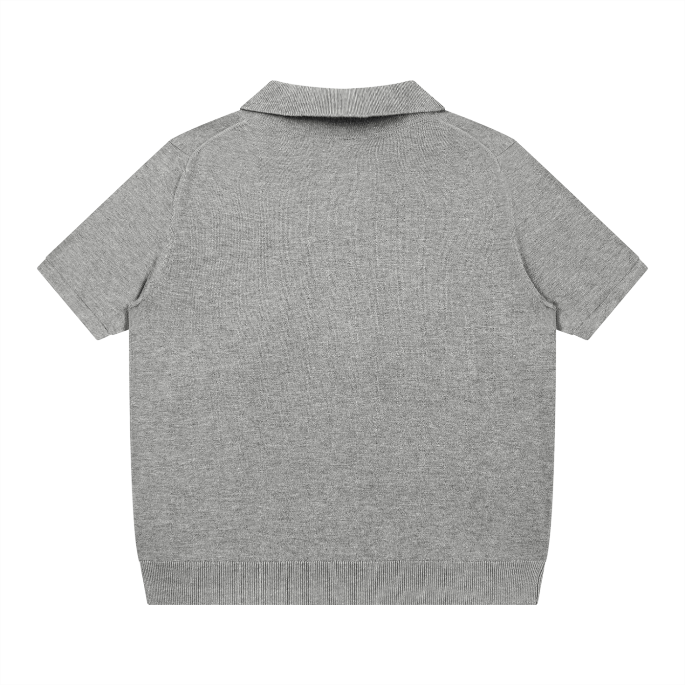 Heavyweight Oversized Polo Shirt Knitted