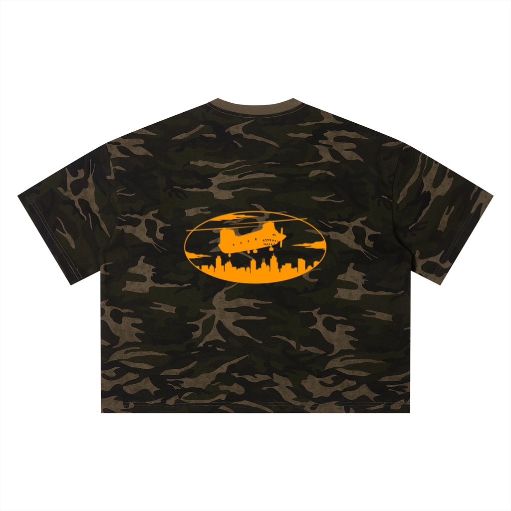 Unisex Camo Boxy T-Shirt